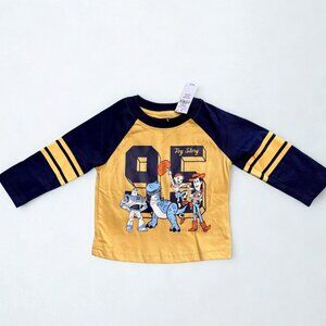 NWT! 12-18 Months Gap × Disney Baby Toy Story Raglan Jersey T-Shirt